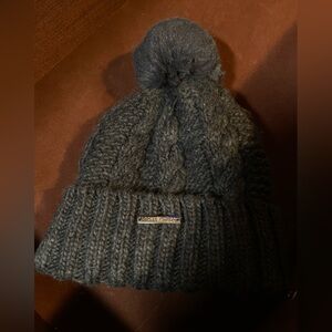 Chunky Knit Michael Kors Gray Winter Hat